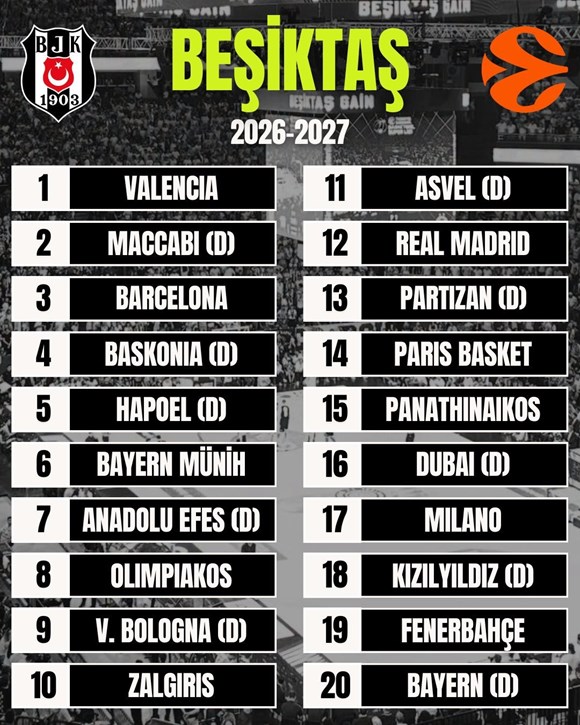 beşiktaş erkek basketbol takımı